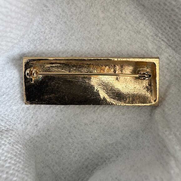 Vintage Gold-tone Brooch Bar - Picture 2 of 4